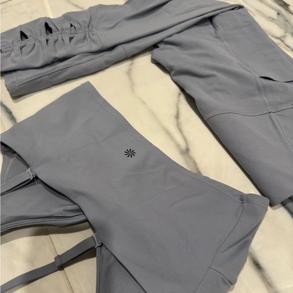 Athleta Light Blue Activewear Set - Picture 2 of 3
